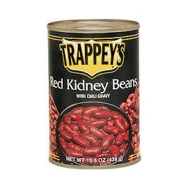 Trappey's Kidney Beans 15.5oz Can (Pack of 6) Choose Flavor Below (Red Kidney Beans with Chili Gravy)