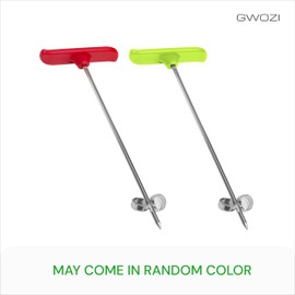 GWOZI Fruit Spiral Knife - Manual Spiral Twist Knife with Plastic Handle - Kitchen Spiral Vegetable Cutter - Stainless Steel Fruit and Vegetable Coiler Tool for Cucumber, Potato, 3 Pcs