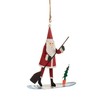 Shoeless Joe Santa on a Paddleboard Christmas Tree Decoration