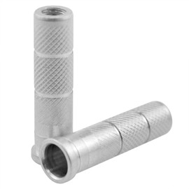 AYLIFU Arrow Insertion Archery Accessories Aluminum Alloy Insert for Archery shafts Silver 24mm/0.94inch Glass Fiber Carbon Arrow Sticks for Archery Accessories Replaceable Arrows 12 Pieces