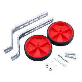 Bicycle Training Wheels for Kids - Bike Stable Jockey Wheel - Bicycle Training Wheels Universal Safe 12‑20 Inch Red
