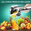 Manual Citrus Juicer Press - Heavy Duty Stainless Steel Lemon/Orange