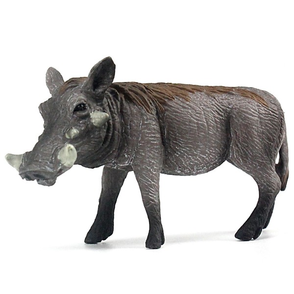 Funshowcase African Jungle Animals Female Warthog Sow Toy Figure Realistic