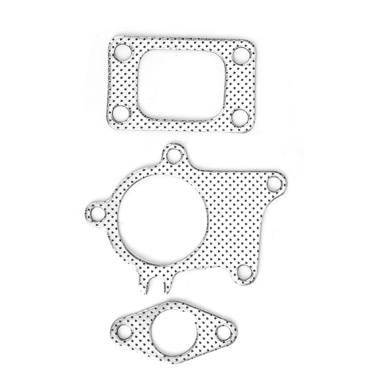 38mm/1.5in Gasket 5Bolt Downpipe Combo Kit Fitting for T3/T4 Turbocharger
