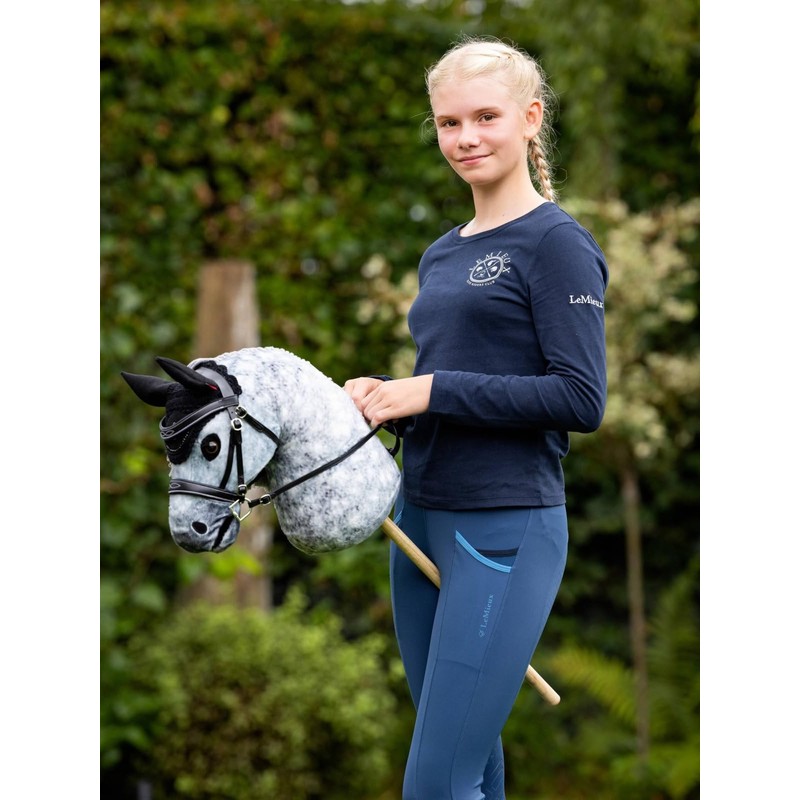 LeMieux Hobby Horse Competition Bridle Black - Padded Leather -