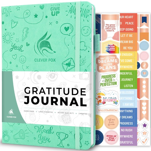 Clever Fox Gratitude Journal – Happiness, Positivity & Affirmation Daily