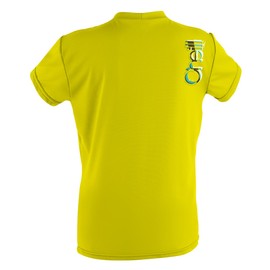 O'Neill UV Sun Protection Boys Toddler Skins Short Sleeve Tee Rashguard, Yellow, 2