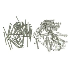 Dopro 50 tornillos de montaje para pastilla de bajo para guitarra de precisión P, Bass Jazz J Bass o P90, níquel