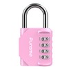 Puroma 1 Pack Combination Lock for Locker 4 Digit Outdoor