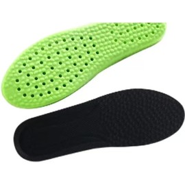 Super Soft Stepping on Poop Feeling,1 Pair Increased Insole, Anti Odor and Sweat Absorbing Breathable and Shock-Absorbing Mugwort Insole (Black 39-40)