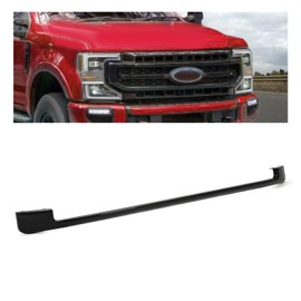 KUAFU Front Bumper Grille Lower Trim Compatible with 2020-2022 Ford F250 F350 Super Duty Bumper Grill Lower Trim Molding Painted Black