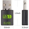 Bluetooth Dongle, WLAN USB Stick 600Mbps USB WiFi Bluetooth Adapter