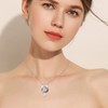 CUOKA MIRACLE Phoenix Necklace with Crystal for Women 925 Sterling