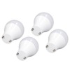4PCS GU24 Light Bulb High Brightness Energy Saving LED A19