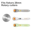 Rotary Cutter Blades 28mm by KISSWILL - Fits Fiskars 28mm