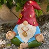 Mood Lab Garden Gnome - Funny Zen Hippie Gnome Figurine