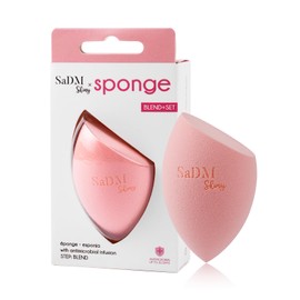 SaDM Shiny Latex-Free Makeup Blender Sponge – Dry & Wet Use for Flawless Foundation & Makeup Application