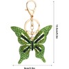 Butterfly Keychain Crystal Rhinestone Sparkling Keychain Bling Key Fob Holder