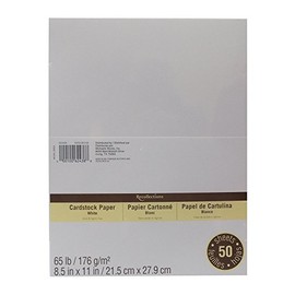 Recollections Cardstock Paper Value Pack, 8.5 x 11 in White (3)