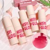 Labial Líquido Brillante No Pegajoso - 6 Tonos Hidratantes, Tinte