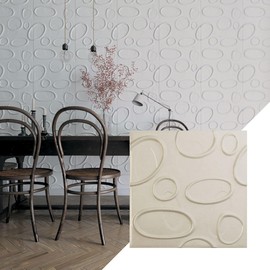 Ekena Millwork 19 5/8"W x 19 5/8"H Felix EnduraWall Decorative 3D Wall Panel, Metalic Pearl Mist (Covers 2.67 Sq. Ft.