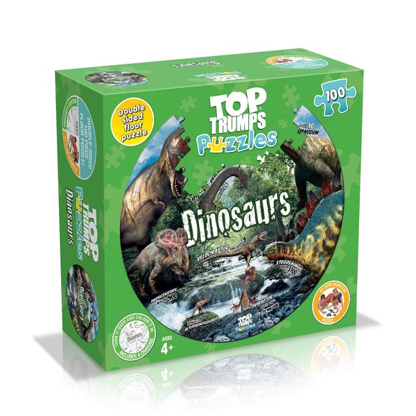 Dinosaur 100 Piece Top Trumps Jigsaw Puzzle Game