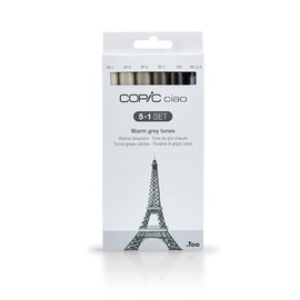 COPIC Ciao marker set A with 72 colours, all-round layout marker, alcohol-based, in practical acrylic display for storage and easy retrieval.