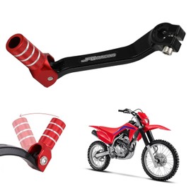 JFG RACING Motorcycle Gear Shifter Shift Lever Folding Tip CNC for CRF250F 19-23 CRF150F 03-17 CRF230F 03-17 19 XR150L 15-23 Red