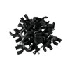 280 Pcs 12mm Type K Black Round Cable Clips