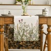 Artoid Mode Antique Herbs and Wild Flowers Summer Table Runner,