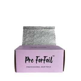 Silver Hair Foils For Highlighting - Pop Up Pre Cut Hair Foil For Hair Coloring, Non-Slip Embossed Texture, 5 x 10.75 inch, 300-Count