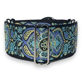 Martingale Dog Collar for Greyhound Saluki Whippet and Other Breeds with Similar Neck 2" Wid (14"-18") Matching Leash Available