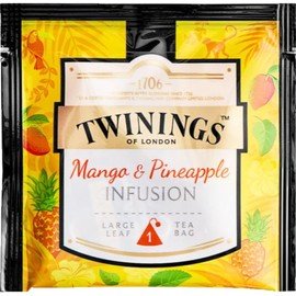 Twinings Discovery Collection Mango & Pineapple Infusion Tea, 30 Large Leaf Pyramid Tea Bags