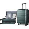 KROSER Expandable Top Opening Carry On Luggage with Spinner Wheels