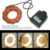 Camera Lens LED Lamp Ring Flash Light with 40.5/52/55/58/62/67/72/77mm Adapter