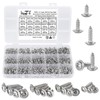 HanTof 700Pcs Tiny Phillips Pan Head with Washer Self Tapping