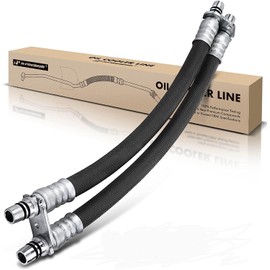 A-Premium Engine Oil Cooler Line Hose Assembly Compatible with Ford Crown Victoria Lincoln Town Car Mercury Grand Marquis 1996-2011 Marauder 2003-2004 4.6L