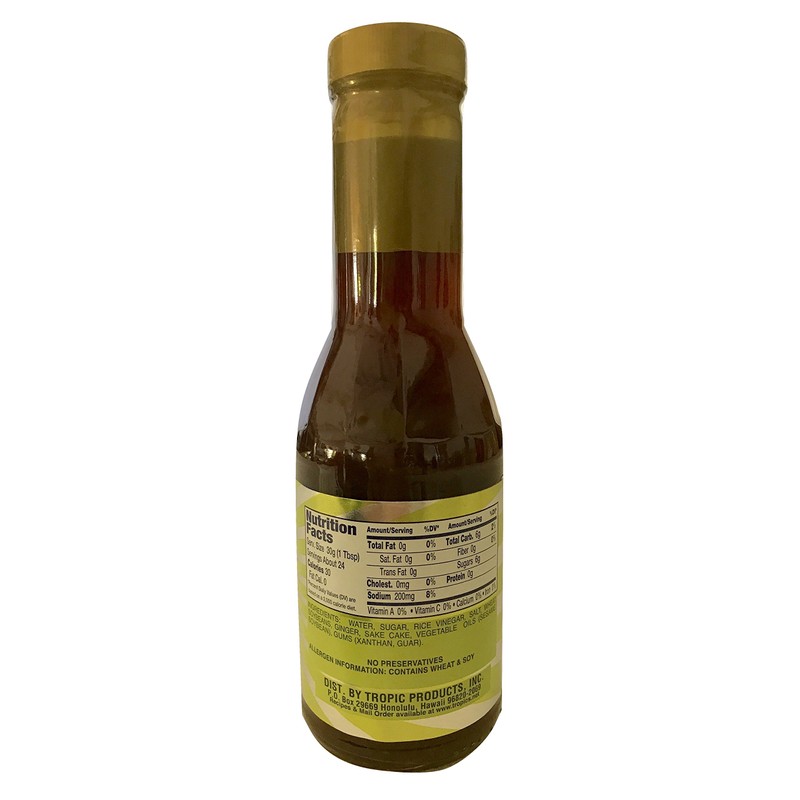 Tropics Hawaii Salad Dressing (Ginger Sesame)