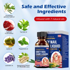 Multi-Purpose Nail Repair, Nail Solution with Tea Tree Oil for Discolored and Damaged Nails，Plant Drops for Nails Care，Discolored and Damaged Nails (1PCS)