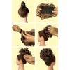 Prettyshop Hairpiece Rubber Scrunchy Bun for Wearing Hair Up