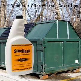 ODOREZE Natural Probiotic Dumpster Odor Eliminator & Cleaner: 32 oz. Concentrate Makes 128 Gallons
