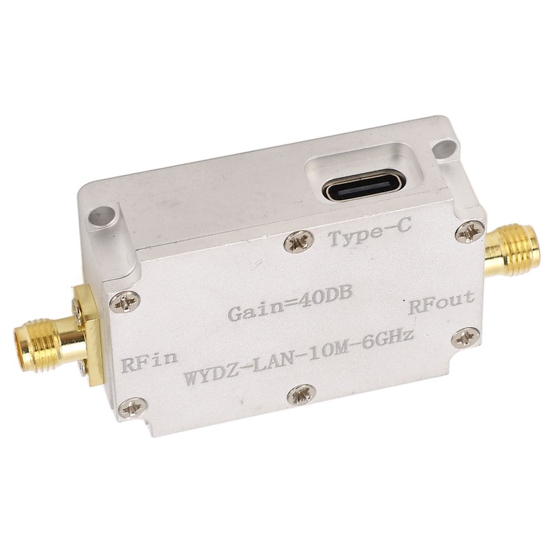 Low Noise Amplifier 40DB Gain 10M To 6GHz Precise Transmission