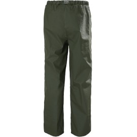 Helly-Hansen Workwear Mandal Rain Pants for Men Made from Heavy-Duty PVC-Coated Polyester with Comfortable Active Fit, 480 Army Green - 3X-Large