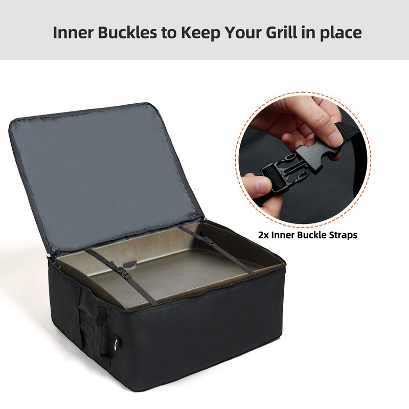Padded Carry Bag for Blackstone 22" Tabletop Griddle with Hood,
