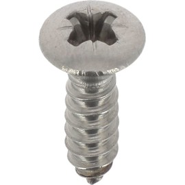 A4 Stainless Steel Countersunk Pozidrive Pan Head Screw 4.2 mm x 16 mm, DIN 7983, Pack of 20