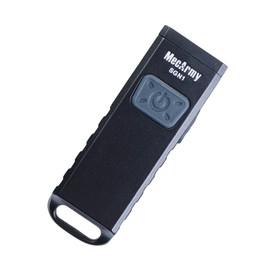 MecArmy SGN1 Mini USB Rechargeable Keychain EDC Flahlight, CREE XP-G2 S5 LED with 530 Lumens, Four Lighting Modes Plus One Strobe Zinc Alloy EDC Keychain Light for Everyday Carry (Black)