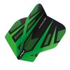 RED DRAGON Hardcore Radical Green & Black Fan Dart Flights