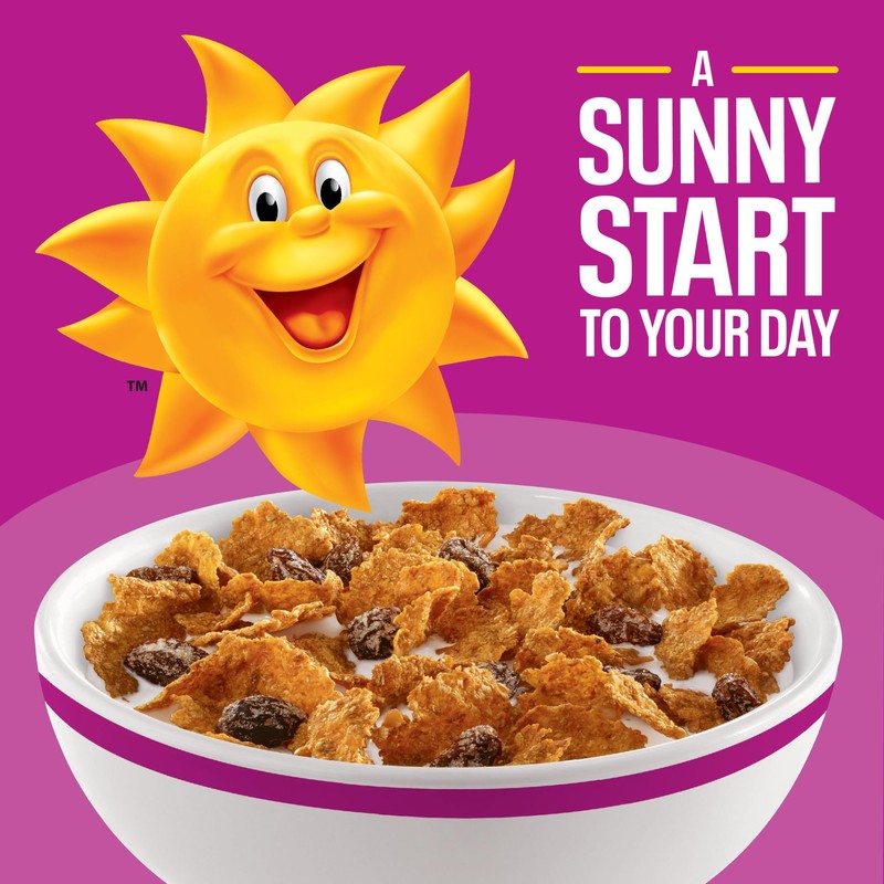 Kellogg’s Raisin Bran Breakfast Cereal, High Fiber, 28g Whole Grain,