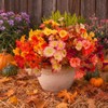 Autumn Artificial Flowers for Outdoor (10, Mixed Color A)