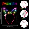 WILLBOND 40 Pcs Light up LED Bunny Ears Headband Glow
